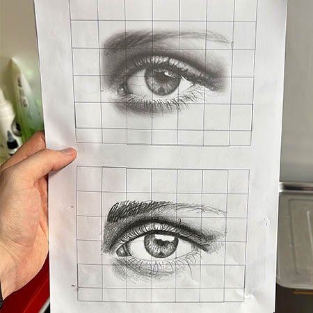 olhos curso desenho